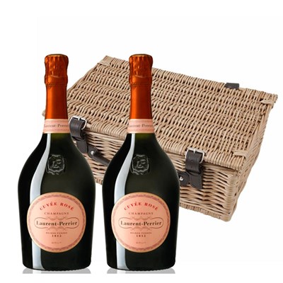 Laurent Perrier Rose Champagne 75cl Twin Hamper (2x75cl)